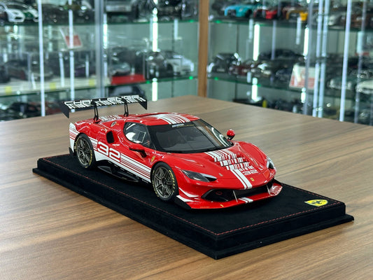 1/18 Resin Ferrari 296 Challenge (2023) – BBR Models (Launch Version, Limited 296 pcs)