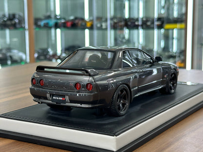 1/18 Resin Nissan Skyline GT-R R32 Nismo Custom Version – Motorhelix (Gun Grey Metallic, Limited 199 pcs)