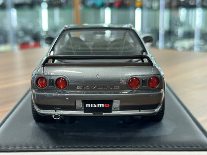 1/18 Resin Nissan Skyline GT-R R32 Nismo Custom Version – Motorhelix (Gun Grey Metallic, Limited 199 pcs)