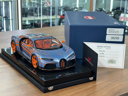1/18 Resin Bugatti Chiron Super Sport – MR Collection (Zebra Paint, Limited 99 pcs)