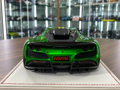 🚨Ferrari F8 N-Largo Novitec – Metallic Green / Gold Stripes - Limited 99 pcs