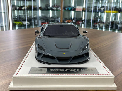 🚨Ferrari F8 N-Largo Novitec – Nardo Grey - Ivy Merit Models - Limited to 99 pcs