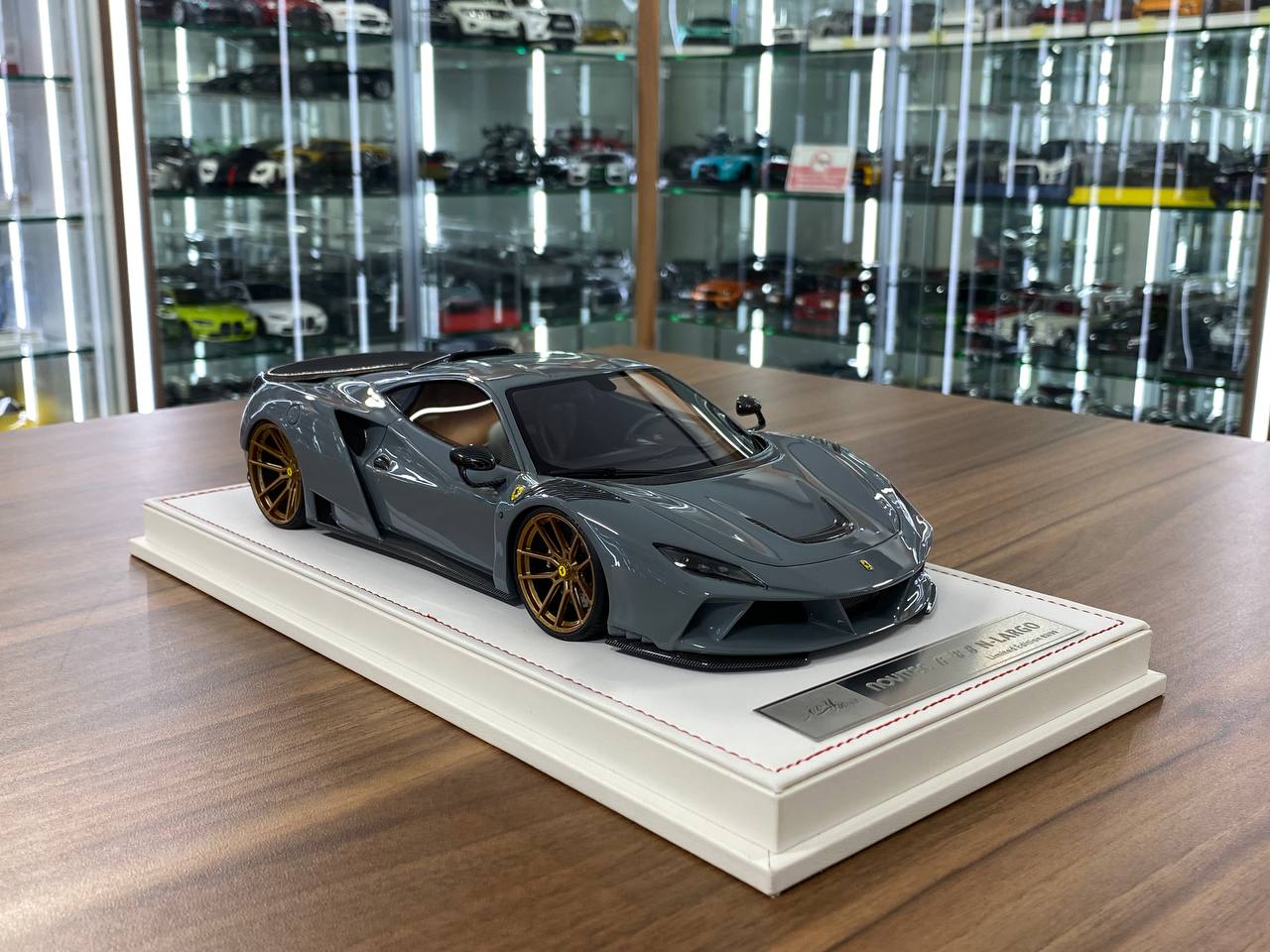 🚨Ferrari F8 N-Largo Novitec – Nardo Grey - Ivy Merit Models - Limited to 99 pcs