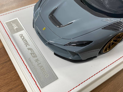 🚨Ferrari F8 N-Largo Novitec – Nardo Grey - Ivy Merit Models - Limited to 99 pcs