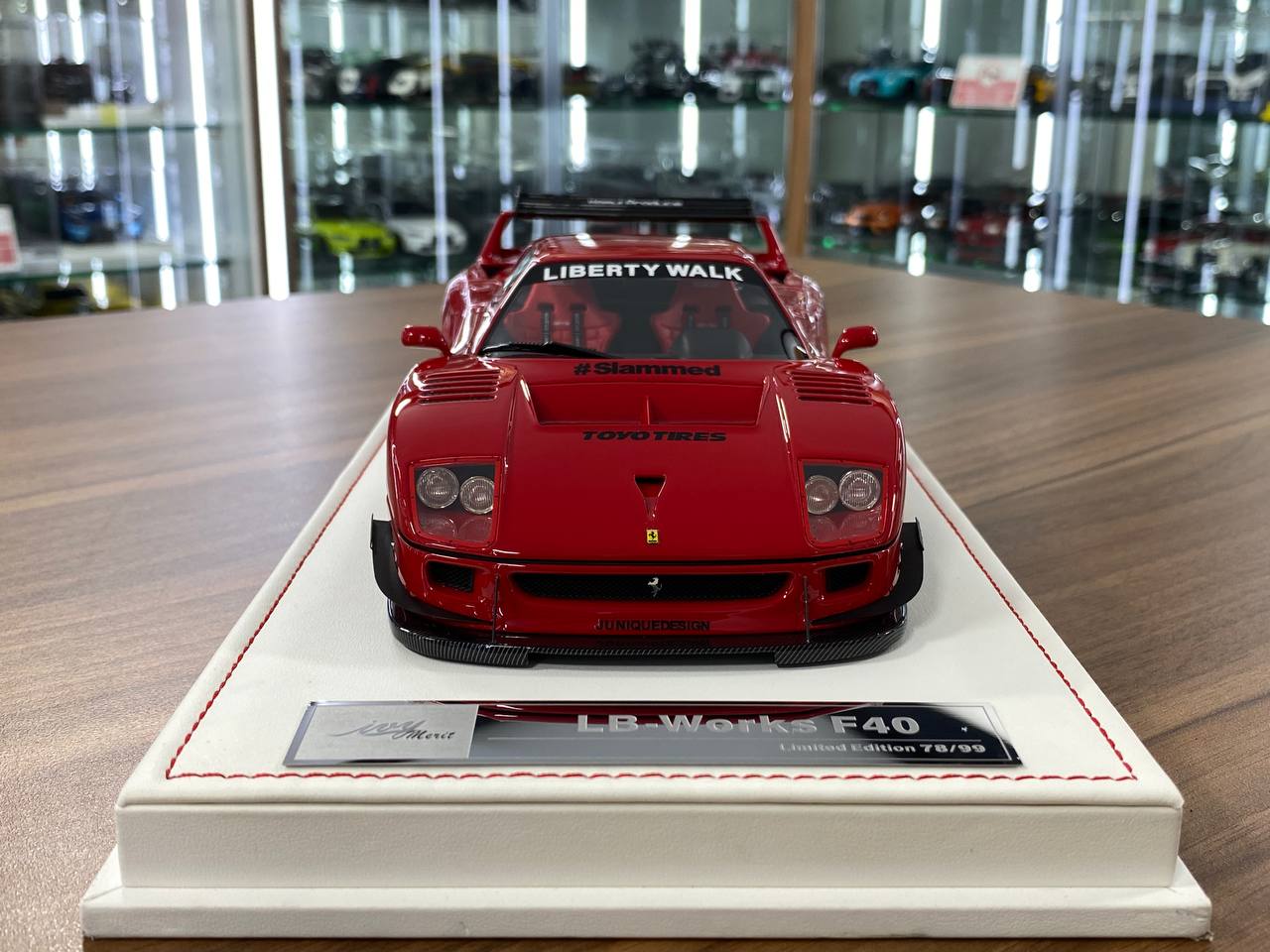 🚨1:18 Resin Ferrari F40 LB Works – Rosso Corsa - IVY Merit Models - Ltd 99 pcs