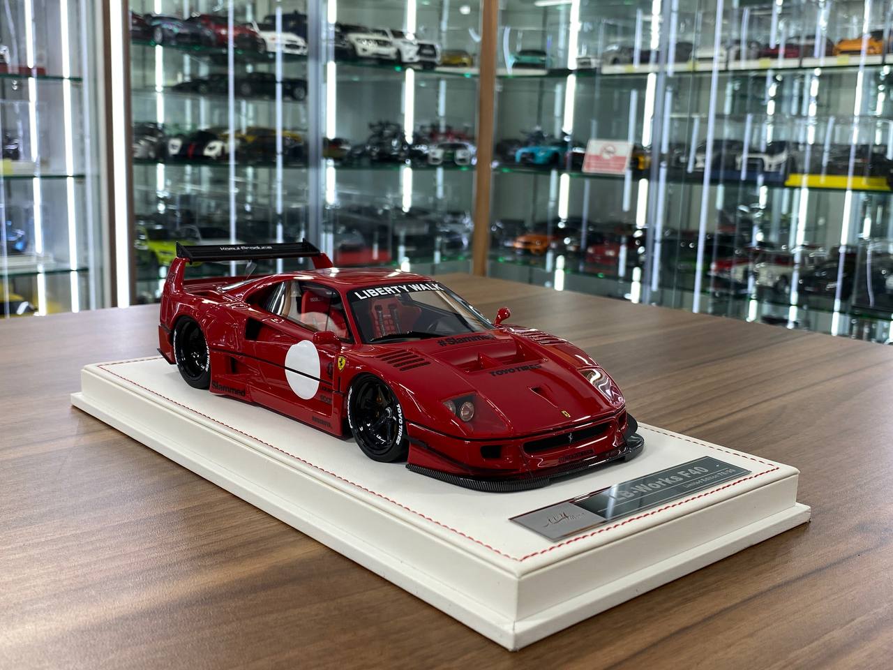 🚨1:18 Resin Ferrari F40 LB Works – Rosso Corsa - IVY Merit Models - Ltd 99 pcs
