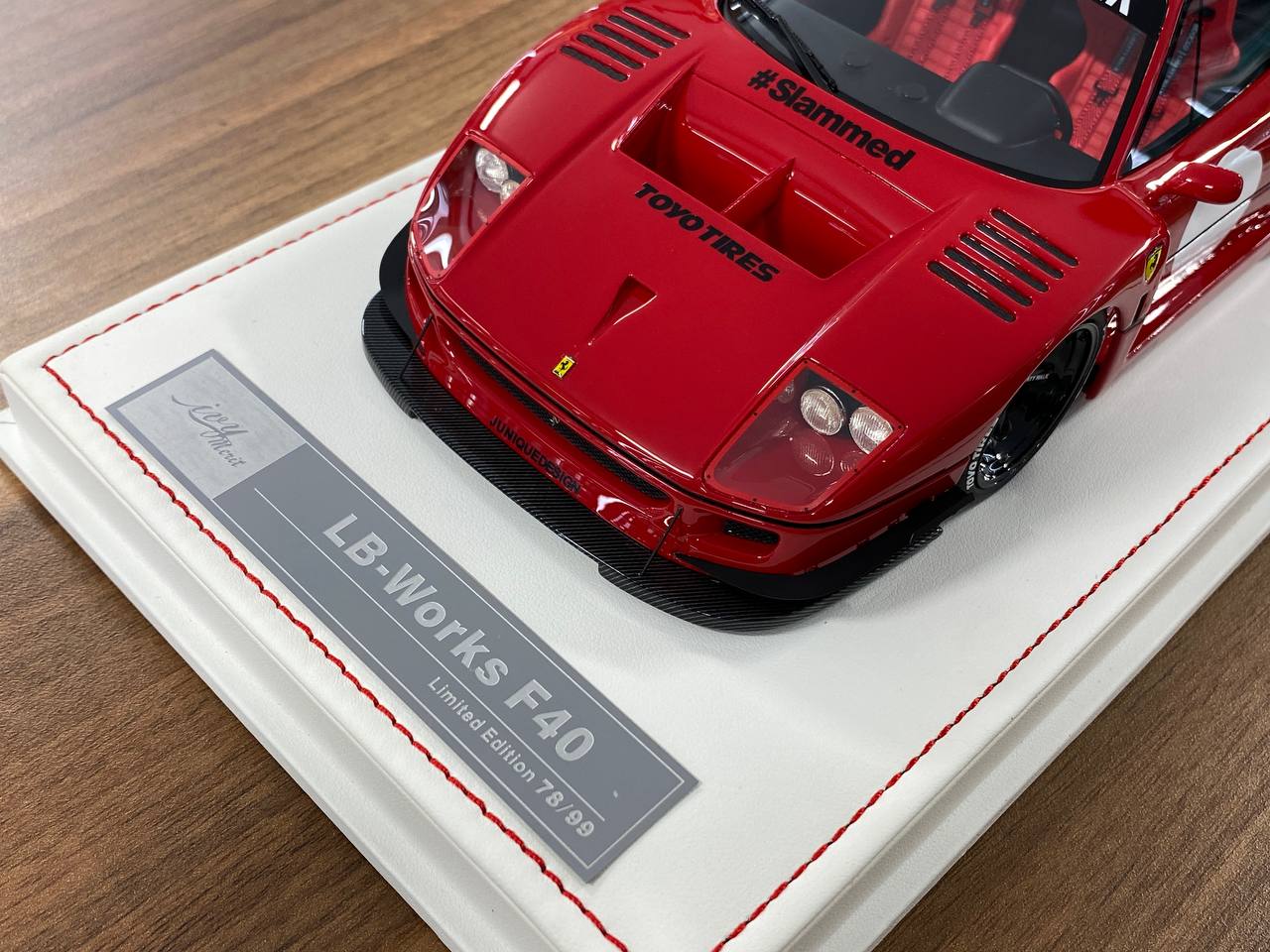 🚨1:18 Resin Ferrari F40 LB Works – Rosso Corsa - IVY Merit Models - Ltd 99 pcs