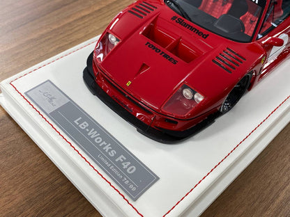 🚨1:18 Resin Ferrari F40 LB Works – Rosso Corsa - IVY Merit Models - Ltd 99 pcs