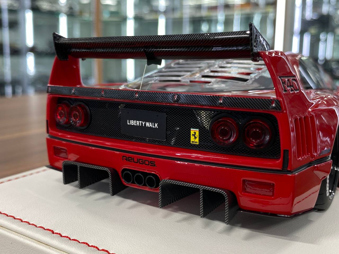 🚨1:18 Resin Ferrari F40 LB Works – Rosso Corsa - IVY Merit Models - Ltd 99 pcs