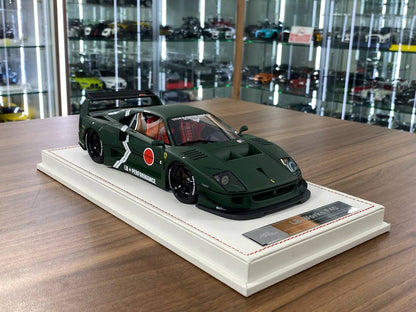 🚨1/18 Resin Ferrari F40 LB Works – Fighter Green - IVY Merit Models - Limited 69 pcs
