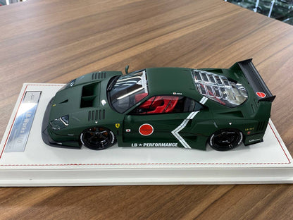 🚨1/18 Resin Ferrari F40 LB Works – Fighter Green - IVY Merit Models - Limited 69 pcs