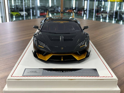 🚨1/18 Resin Lamborghini Huracan GT LB-Works – JTC Black / Yellow - IVY Merit Models -  Limited 66 pcs