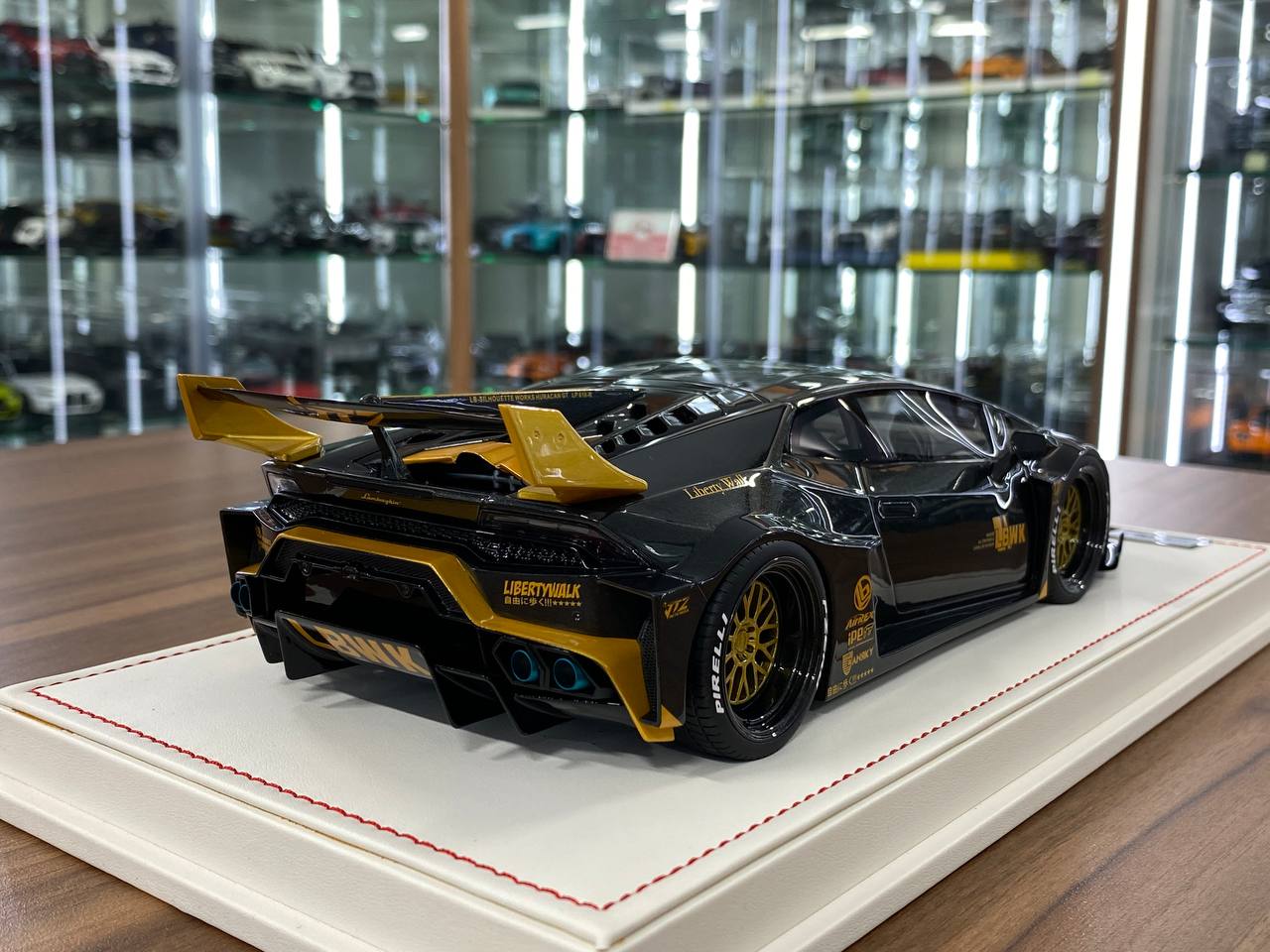 🚨1/18 Resin Lamborghini Huracan GT LB-Works – JTC Black / Yellow - IVY Merit Models -  Limited 66 pcs