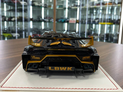 🚨1/18 Resin Lamborghini Huracan GT LB-Works – JTC Black / Yellow - IVY Merit Models -  Limited 66 pcs