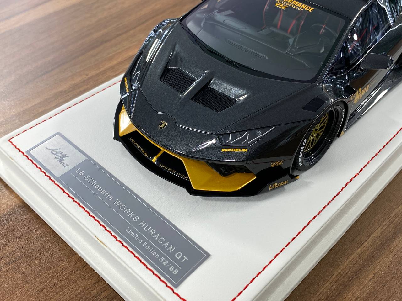🚨1/18 Resin Lamborghini Huracan GT LB-Works – JTC Black / Yellow - IVY Merit Models -  Limited 66 pcs