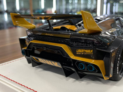 🚨1/18 Resin Lamborghini Huracan GT LB-Works – JTC Black / Yellow - IVY Merit Models -  Limited 66 pcs