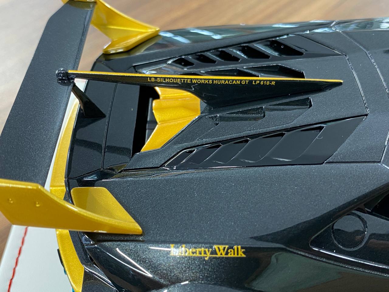 🚨1/18 Resin Lamborghini Huracan GT LB-Works – JTC Black / Yellow - IVY Merit Models -  Limited 66 pcs