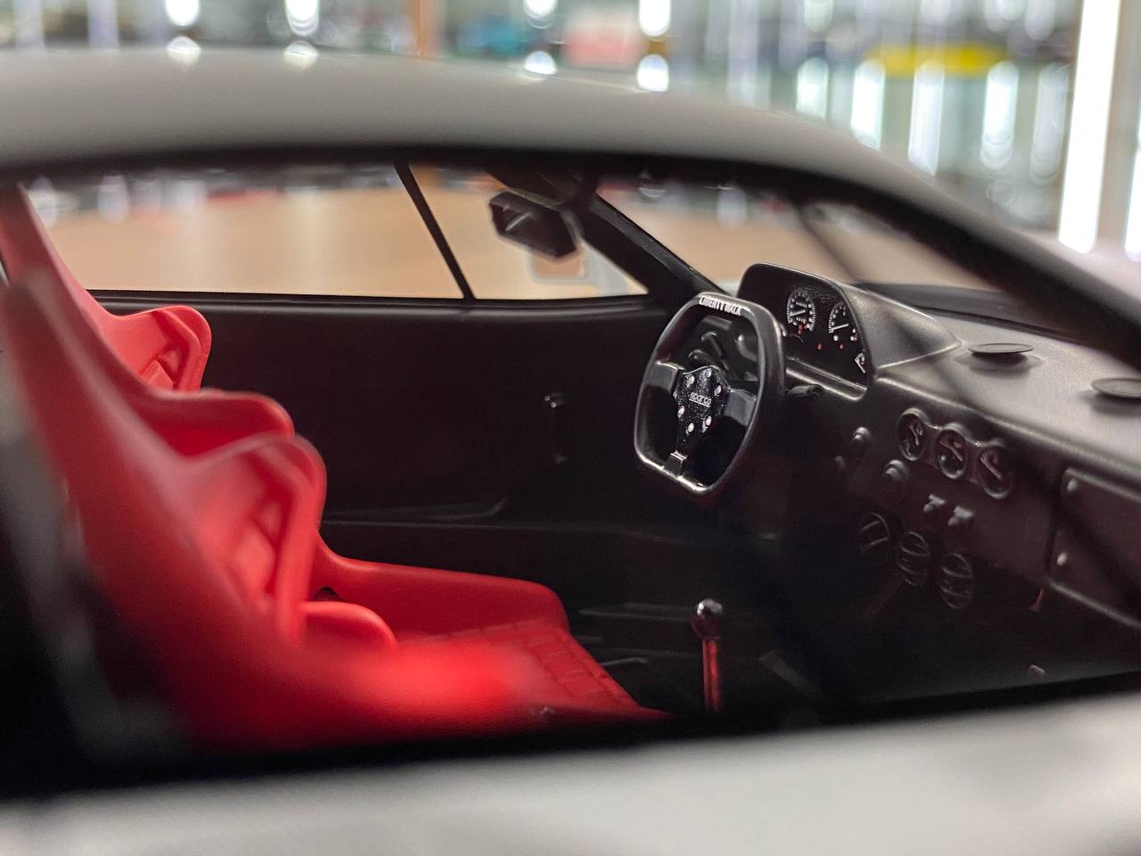 🚨1/18 Resin Ferrari F40 LB Works – Fighter Grey - IVY Merit Models - Limited to 69 pcs