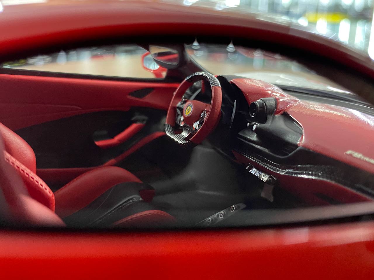 🚨1/18 Resin 1/18 Resin Ferrari F8 N-Largo Novitec – LV Supreme White / Black - IVY Merit Models - Limited to 30 pcs