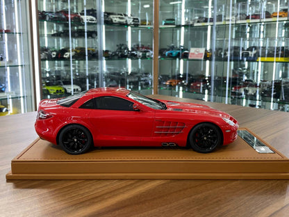 🚨1/18 Resin Mercedes Benz SLR McLaren – Red / Black Rim - IVY Merit Models - Limited 99 pcs