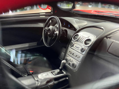 🚨1/18 Resin Mercedes Benz SLR McLaren – Red / Black Rim - IVY Merit Models - Limited 99 pcs