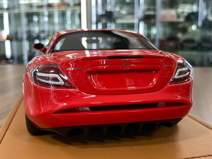 🚨1/18 Resin Mercedes Benz SLR McLaren – Red / Black Rim - IVY Merit Models - Limited 99 pcs