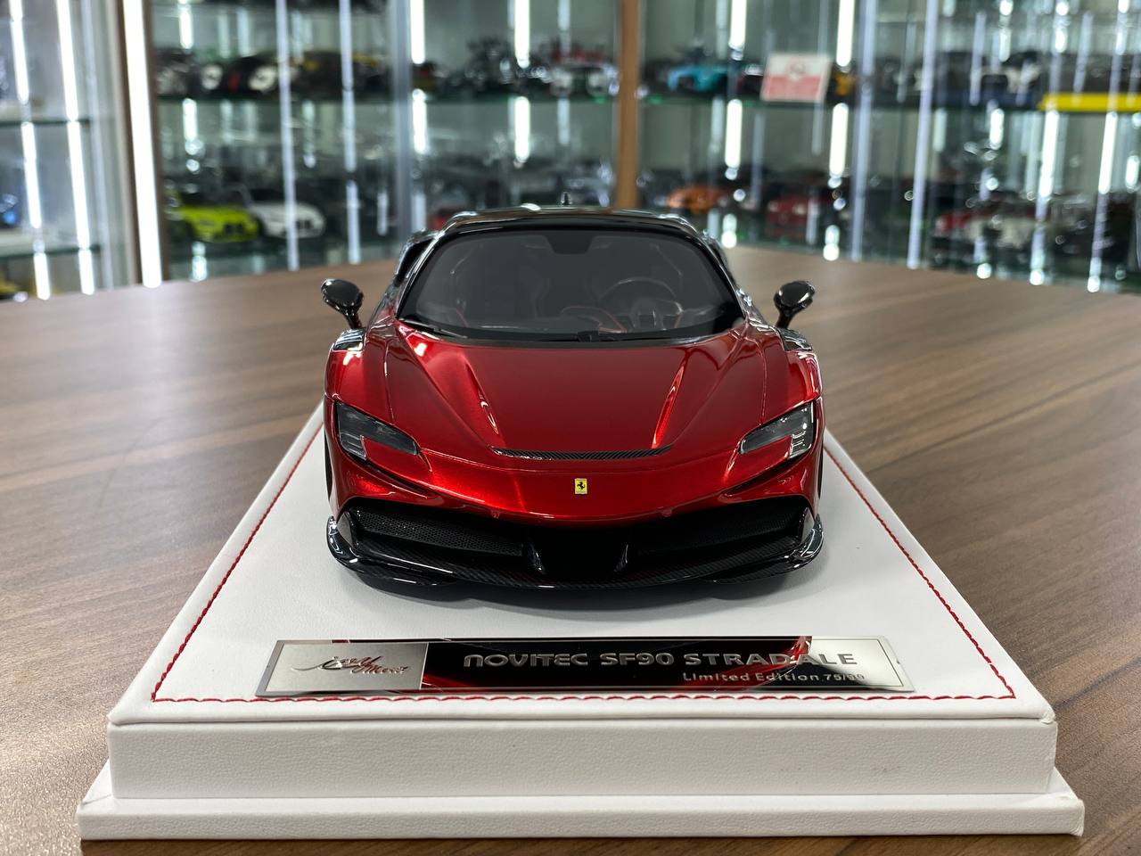 🚨1/18 Resin Ferrari SF90 Stradale – Red / Black - Ivy Merit Models - Limited to 99 pcs