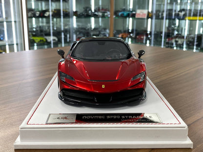 🚨1/18 Resin Ferrari SF90 Stradale – Red / Black - Ivy Merit Models - Limited to 99 pcs