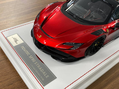 🚨1/18 Resin Ferrari SF90 Stradale – Red / Black - Ivy Merit Models - Limited to 99 pcs