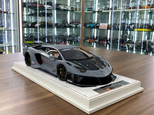 🚨1/18 Resin Lamborghini AVENTADOR GT EVO LB-Works – Fighter Grey -  Limited to 88 pcs