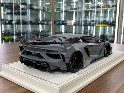 🚨1/18 Resin Lamborghini AVENTADOR GT EVO LB-Works – Fighter Grey -  Limited to 88 pcs