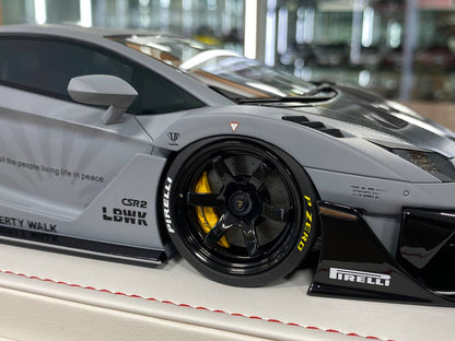 🚨1/18 Resin Lamborghini AVENTADOR GT EVO LB-Works – Fighter Grey -  Limited to 88 pcs