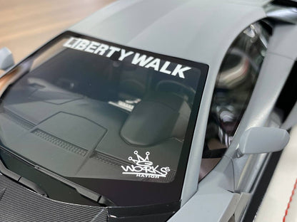 🚨1/18 Resin Lamborghini AVENTADOR GT EVO LB-Works – Fighter Grey -  Limited to 88 pcs