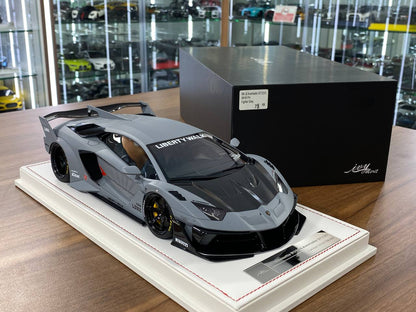 🚨1/18 Resin Lamborghini AVENTADOR GT EVO LB-Works – Fighter Grey -  Limited to 88 pcs