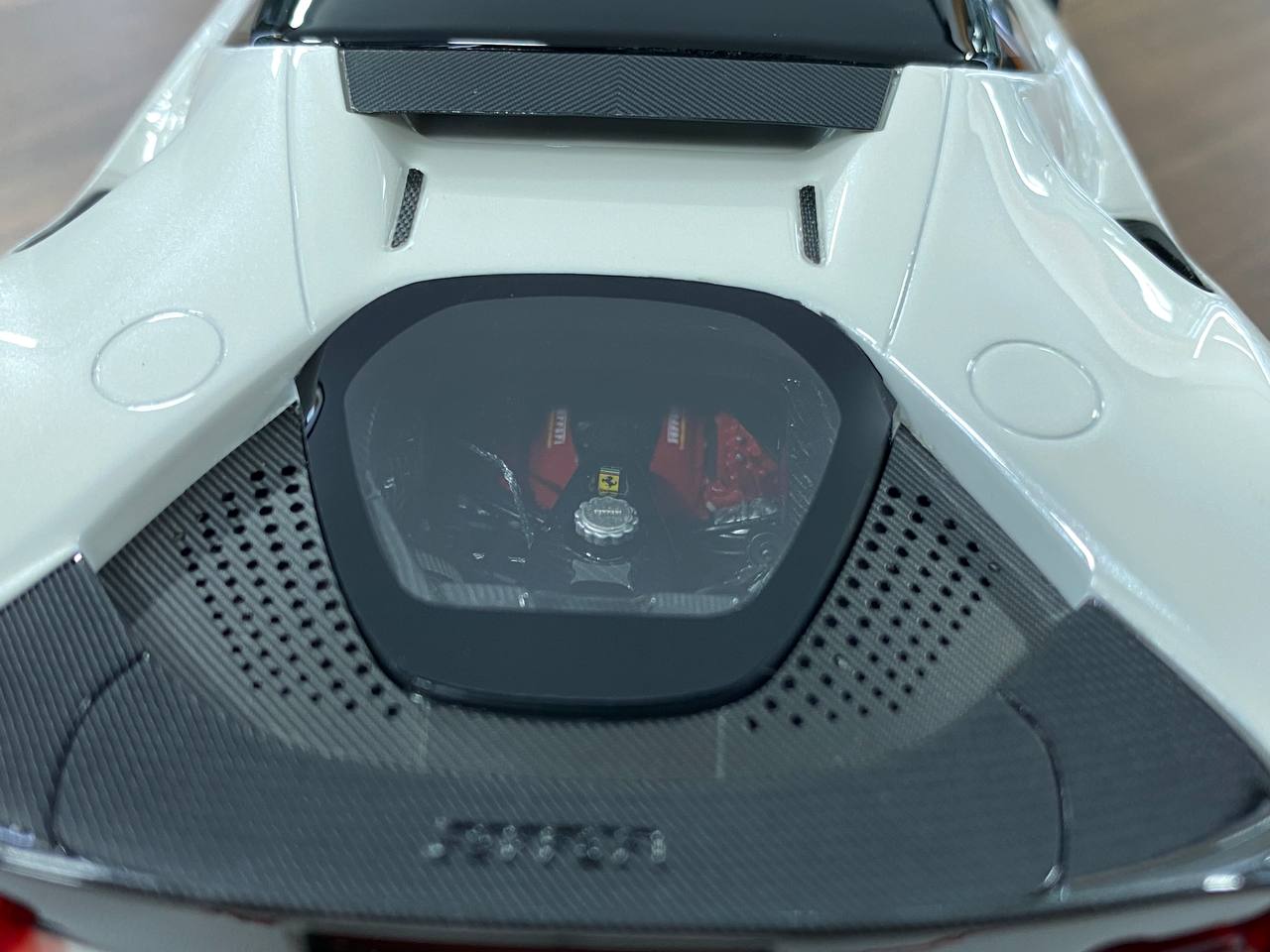 🚨1/18 Resin Ferrari SF90 Stradale – Pearl White (Exclusive Version) - Limited to 88 pcs