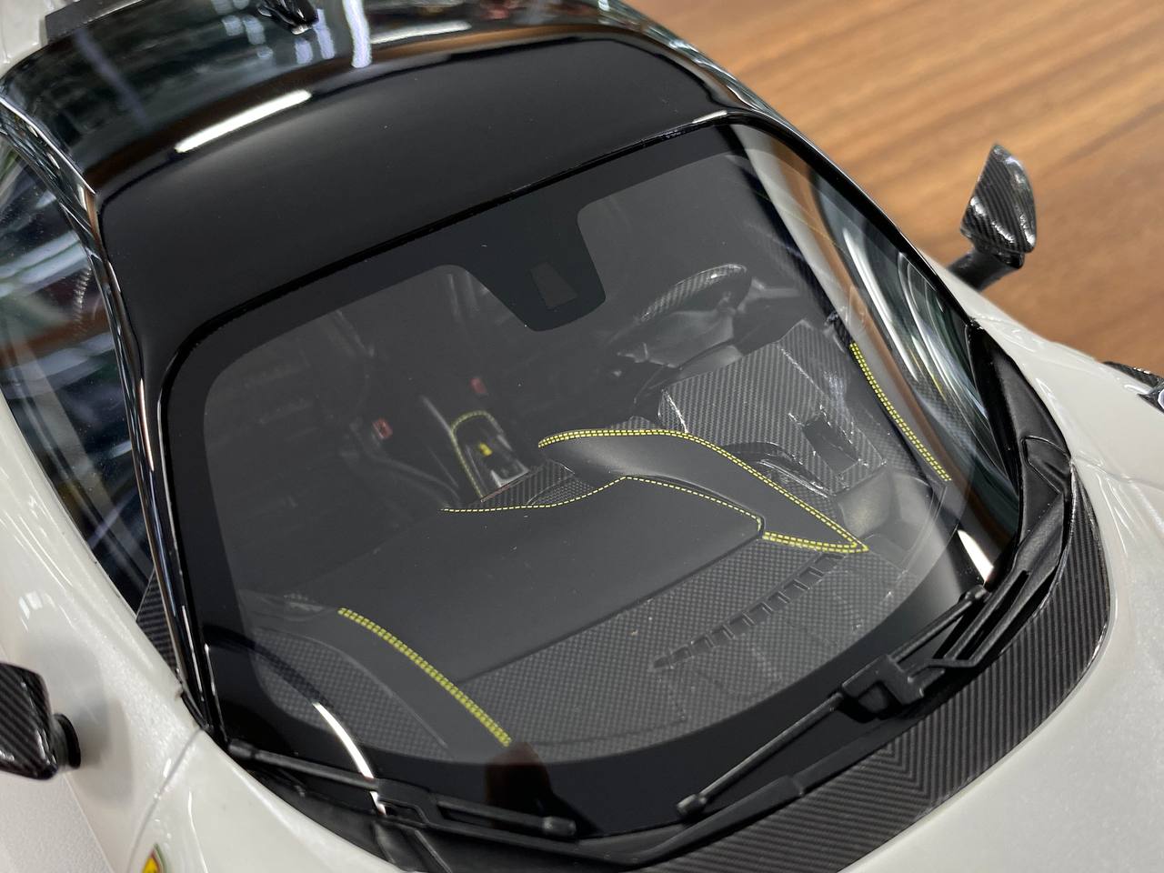 🚨1/18 Resin Ferrari SF90 Stradale – Pearl White (Exclusive Version) - Limited to 88 pcs