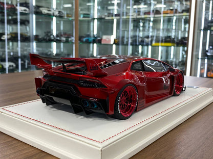 🚨1/18 Resin Lamborghini Huracan GT LB-Works – Metallic Red - Ltd 99 pcs