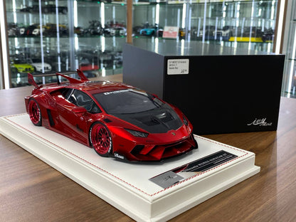 🚨1/18 Resin Lamborghini Huracan GT LB-Works – Metallic Red - Ltd 99 pcs