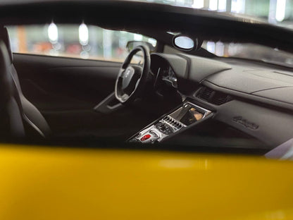 🚨1/18 Resin Lamborghini AVENTADOR GT EVO LB-Works #20 – Yellow - Ltd. 99 pcs