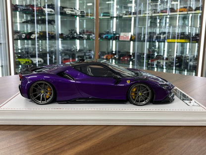 🚨Ferrari SF90 Stradale 1:18 Resin Model – Violet Hong Kong | IVY Merit Models (Limited 99 pcs – Dubai Collectors)