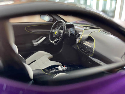 🚨Ferrari SF90 Stradale 1:18 Resin Model – Violet Hong Kong | IVY Merit Models (Limited 99 pcs – Dubai Collectors)