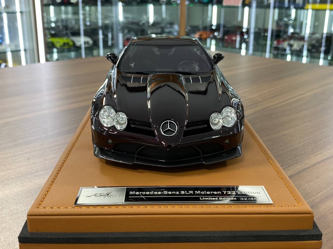 Mercedes-Benz SLR 722 McLaren 1:18 Resin Model – Metallic Brown | IVY Merit Models (Limited 45 pcs – Dubai Collectors)