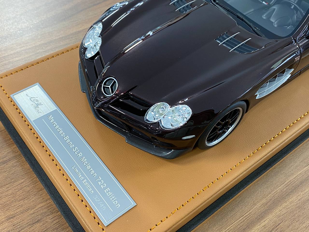 Mercedes-Benz SLR 722 McLaren 1:18 Resin Model – Metallic Brown | IVY Merit Models (Limited 45 pcs – Dubai Collectors)