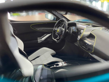 1:18 Resin Model IVY Merit Ferrari SF90 Stradale chrome blue – Limited 99 pcs