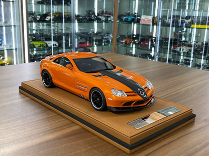 1:18 Resin Model  Mercedes-Benz SLR McLaren 722 Edition – Orange | IVY Merit Models (Limited 45 pcs – Dubai Collectors)