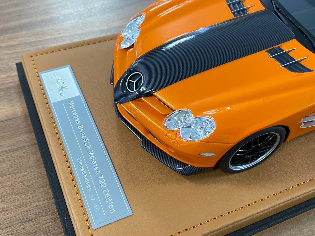 1:18 Resin Model  Mercedes-Benz SLR McLaren 722 Edition – Orange | IVY Merit Models (Limited 45 pcs – Dubai Collectors)