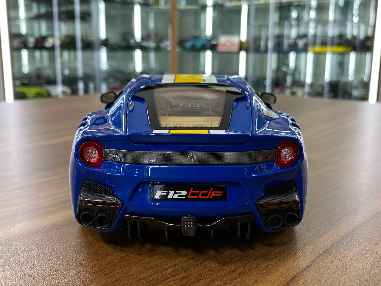 1:18 Diecast Model BBR Collection Model Ferrari F12 TDF – Azzurro Dino (Limited Edition – Dubai Collectors)