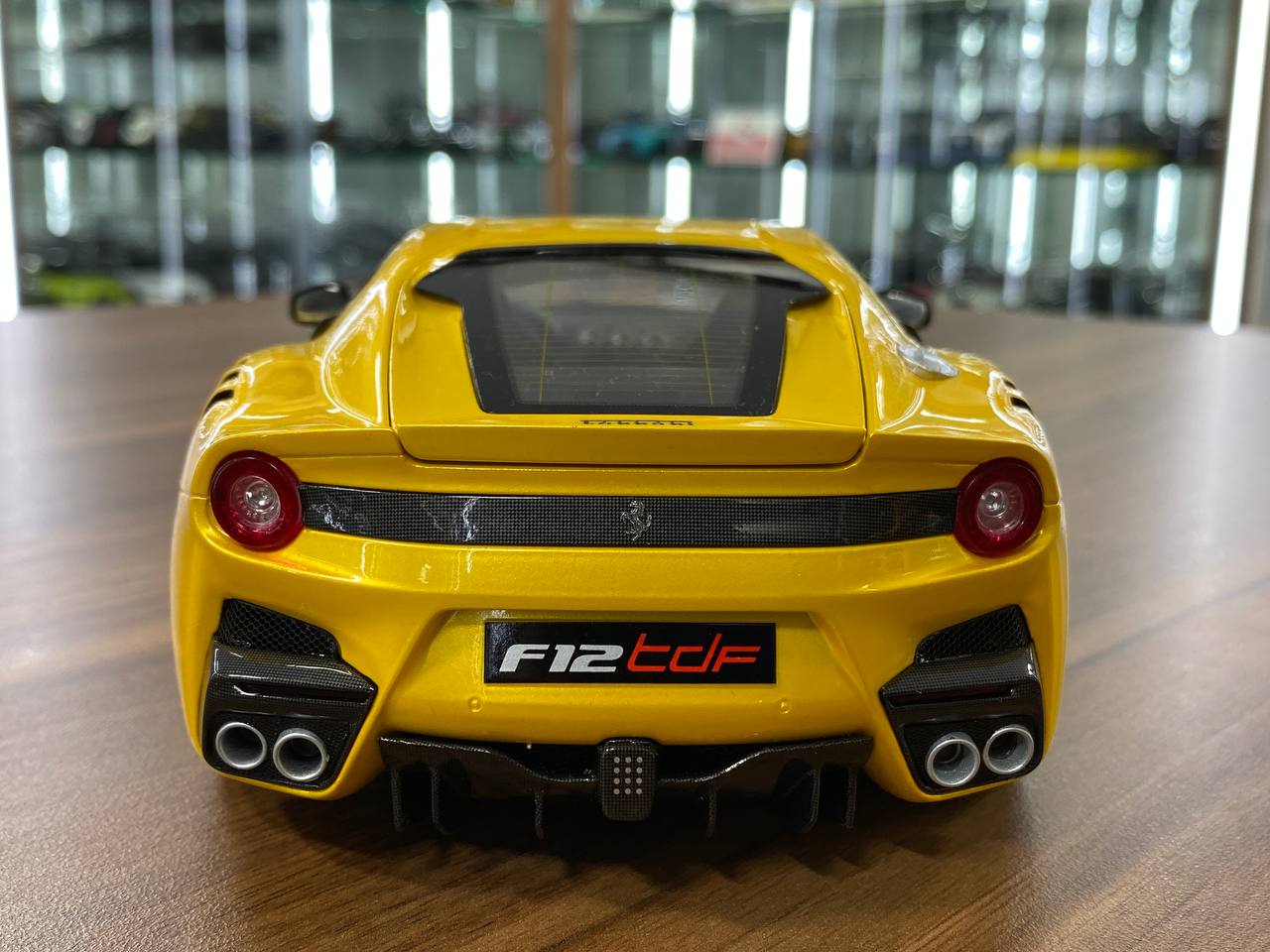 1:18 Diecast Model BBR Collection Model Ferrari F12 TDF – Giallo Tristrato Italy (Limited Edition – Dubai Collectors)