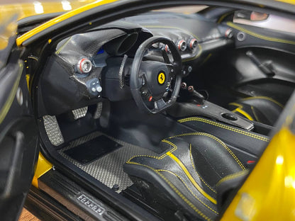1:18 Diecast Model BBR Collection Model Ferrari F12 TDF – Giallo Tristrato Italy (Limited Edition – Dubai Collectors)