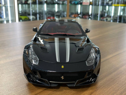 1:18 Diecast Model BBR Collection Model Ferrari F12 TDF – New Black Daytona 508 (Limited Edition – Dubai Collectors)